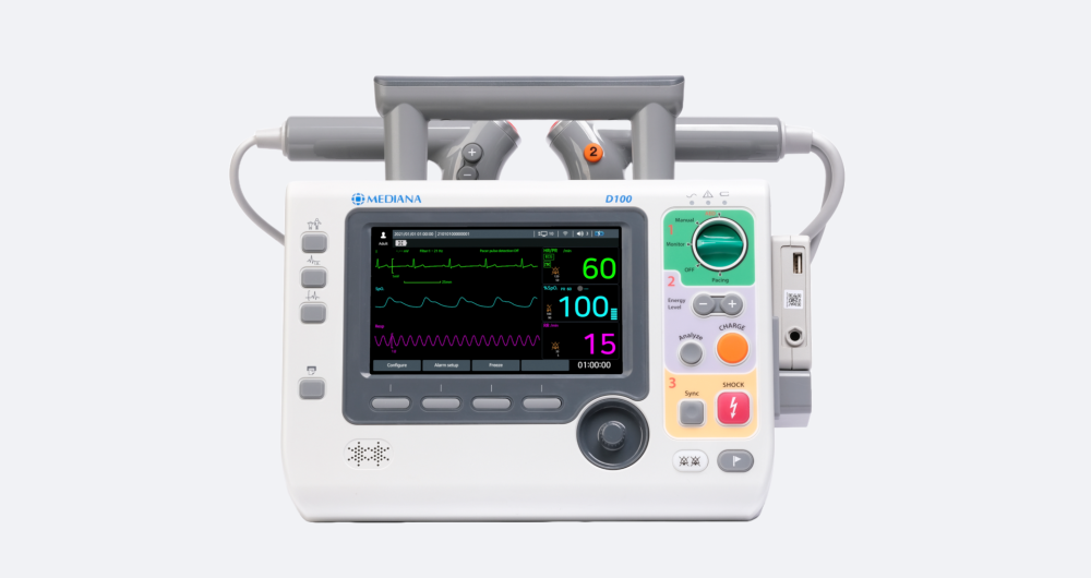 Biphasic Defibrillator MEDIANA
